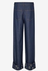 mbyM Dames Wijde Spijkerbroek, blauw