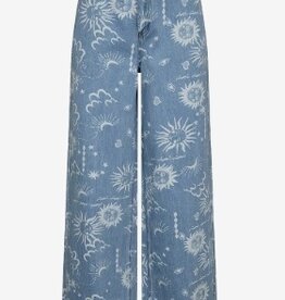 Nümph Wijde Spijkerbroek, blauw