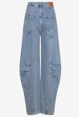 ROTATE Dames Spijker Cargobroek, blauw