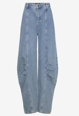 ROTATE Dames Spijker Cargobroek, blauw