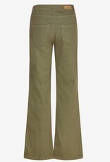Saint Tropez Dames Wijde Spijkerbroek, legergroen