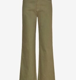 Saint Tropez Dames Wijde Jeans broek, legergroen