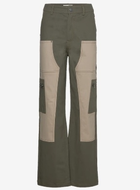 Sofie Schnoor Dames Spijker Cargobroek, legergroen