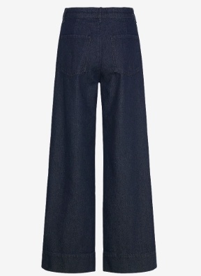 Lovechild 1979 Dames Wijde Spijker Jeans, blauw