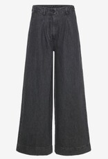 Rue de Tokyo Dames Wijde Jeans, zwart