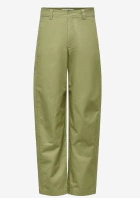 JDY Dames Wijde Pantalon, groen
