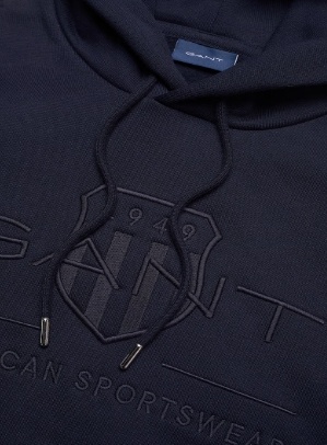 GANT SportSwear Heren Hoodie, blauw