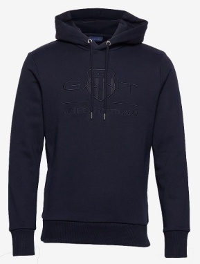 GANT SportSwear Heren Hoodie, blauw