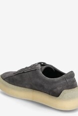 HUGO Heren Lage Suèdeleer Sneakers, grijs