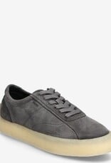 HUGO Heren Lage Suèdeleer Sneakers, grijs