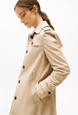 Tommy Hilfiger Dames COTTON SB HOODED Trenchcoat, beige