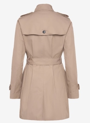 Tommy Hilfiger Dames COTTON SB HOODED Trenchcoat, beige