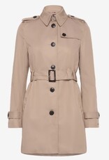 Tommy Hilfiger Dames COTTON SB HOODED Trenchcoat, beige