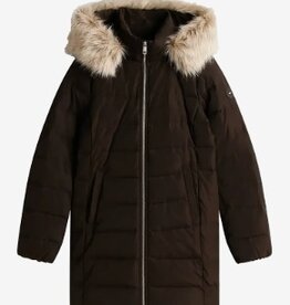 Tommy Hilfiger winterjas, donkerbruin