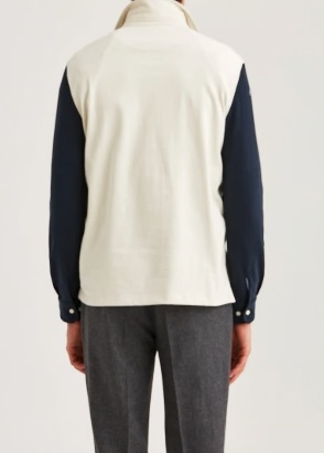 Morris Rugby Heren Lange Poloshirt, creme