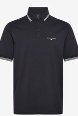 Armani Exchange Heren Slim Fit Poloshirt, blauw