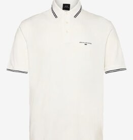 Armani Exchange Slim Fit Poloshirt, wit