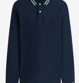 Tommy Hilfiger Rugby Lange Mouwen Poloshirt, blauw