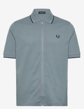 Fred Perry Heren Korte Mouwen Poloshirt, lichtblauw