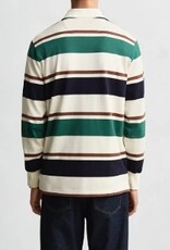 GANT Rugby Heren Lange Mouwen Poloshirt, ivory