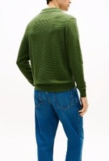 Tommy Hilfiger Heren Lange Mouwen Poloshirt, groen