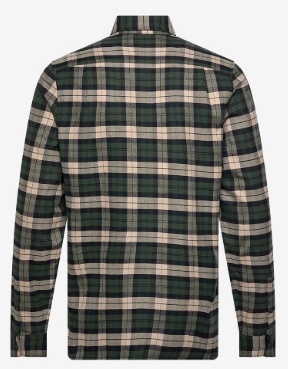 Fred Perry Heren Geruite Overhemd, groen