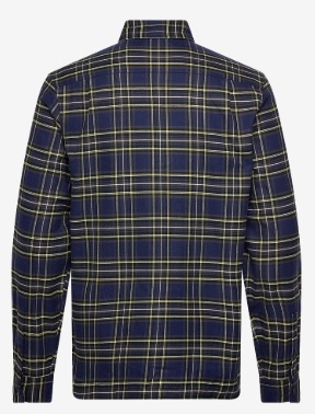 Fred Perry Heren Geruite Overhemd, blauw