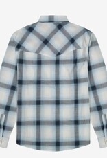 Lee  Heren Geruite Casual Overhemd, blauw