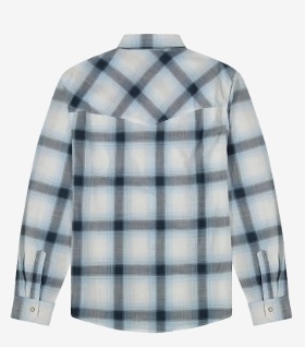 Lee  Heren Geruite Casual Overhemd, blauw