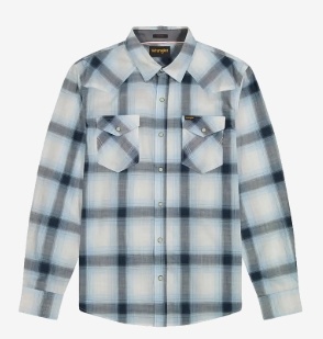 Lee  Heren Geruite Casual Overhemd, blauw