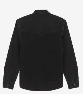 Lee  Heren Casual Spijkeroverhemd, zwart