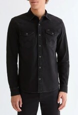 Lee  Heren Casual Spijkeroverhemd, zwart