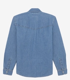 Lee  Heren Casual Spijkeroverhemd, lichtblauw