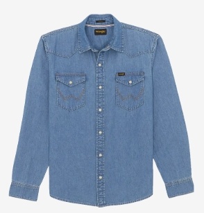 Lee  Heren Casual Spijkeroverhemd, lichtblauw