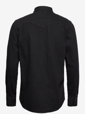 Levi's® Heren Casual Spijkeroverhemd, zwart