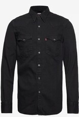 Levi's® Heren Casual Spijkeroverhemd, zwart