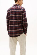 Tommy Hilfiger Heren Casual Geruite Overhemd, blauw