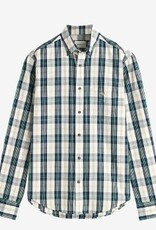 GANT Heren Casual Geruite Overhemd, groen