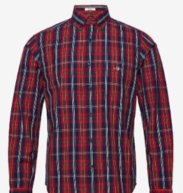 GANT Casual Geruite Overhemd, rood
