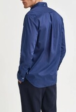 GANT Heren Casual Overhemd, blauw
