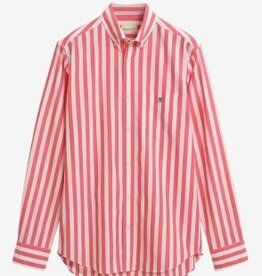 GANT Casual Gestreept Overhemd, rood