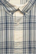 GANT Heren Casual Geruite Overhemd, wit