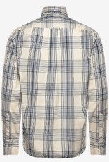 GANT Heren Casual Geruite Overhemd, wit