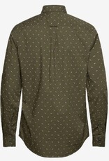 BOSS Heren Casual Overhemd, legergroen