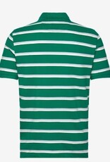 GANT Heren Gestreept Poloshirt Korte Mouwen, groen