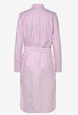 Polo Ralph Lauren Dames Lange Overhemdjurk, roze