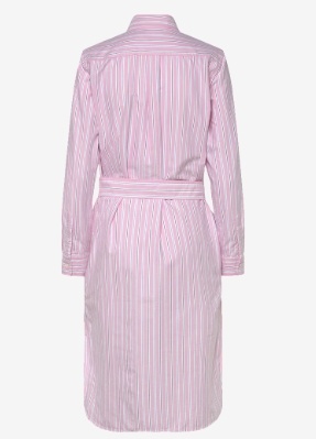 Polo Ralph Lauren Dames Lange Overhemdjurk, roze