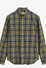 GANT Heren Casual Geruite Overhemd, blauw