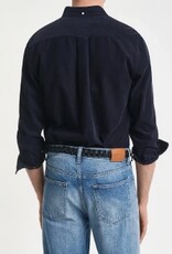 GANT Heren Casual Corduroy Overhemd, blauw
