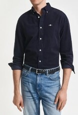 GANT Heren Casual Corduroy Overhemd, blauw